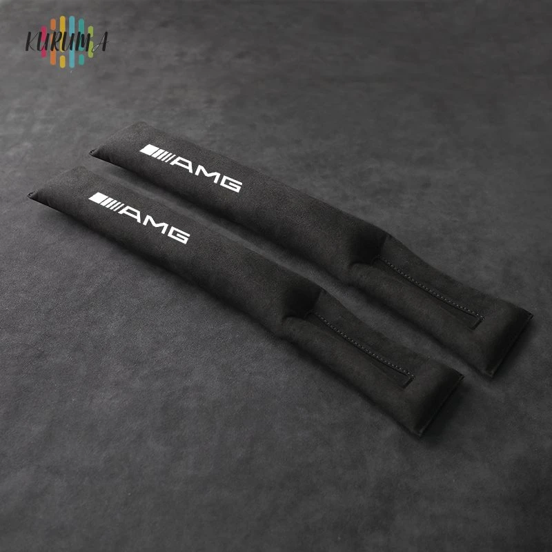 2Pcs Car seat gap filling with suede padding For Mercedes benz A B C E G -ClassCLA GLK CLASS W221 W212 W213 W176 W205 W177 X253