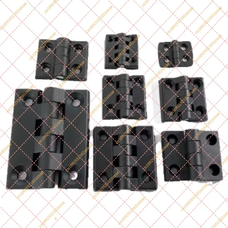 LF 10Pcs 80x100mm Nylon Plastic Hinge Industrial Machinery Replacement Parts Durable Cabinet Door Hinges Hardware