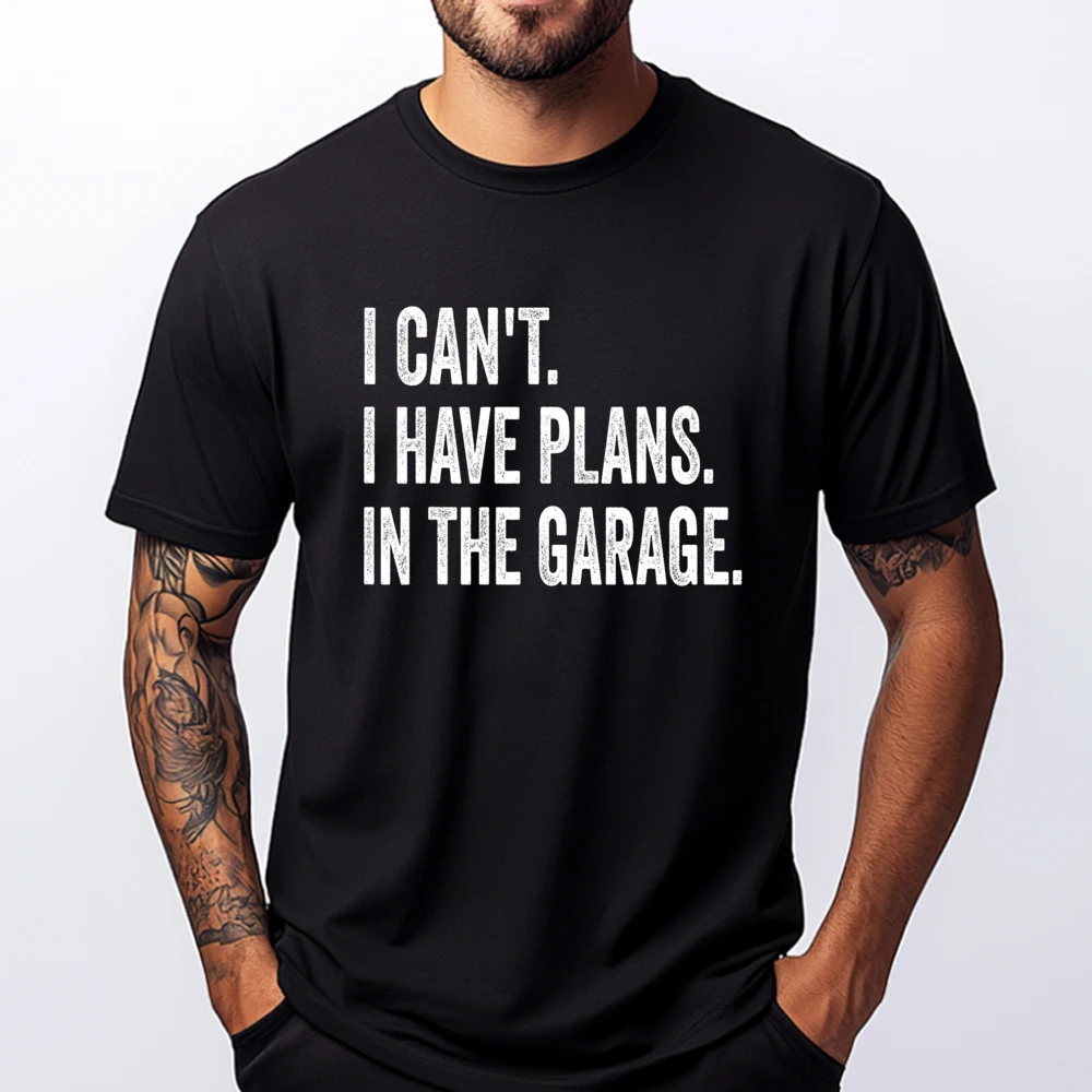 

I Can't I Have Plans In The Garage Funny Car Mechanic Pink Graphic Tees Tshirts Men Items Lowest Prices Shirts For Men