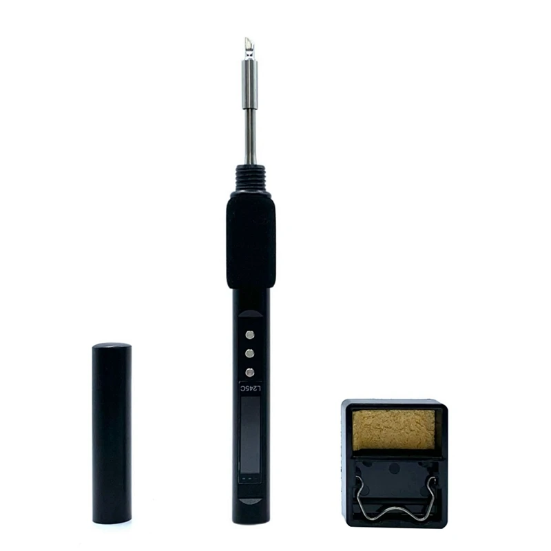 

Портативный электрический паяльник AT19-L245C PD 100 Вт 50-500 ° Паяльная станция с цветным экраном C с регулируемой температурой 0,99 дюйма