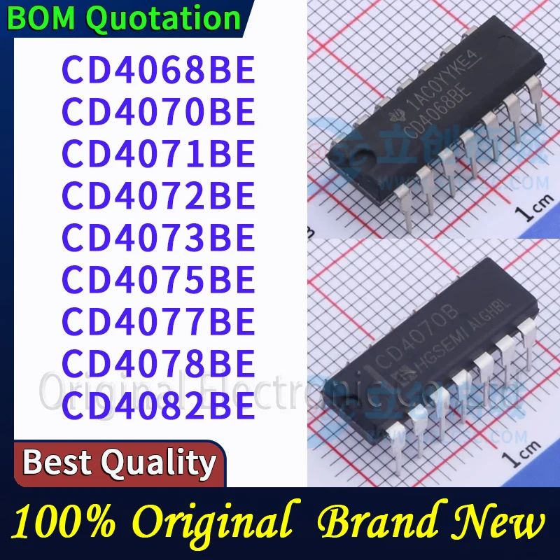 

5 шт./лот CD4068BE CD4070BE CD4071BE CD4072BE CD4073BE CD4075BE CD4077BE CD4078BE CD4082BE В наличии Оригинальные высококачественные компоненты