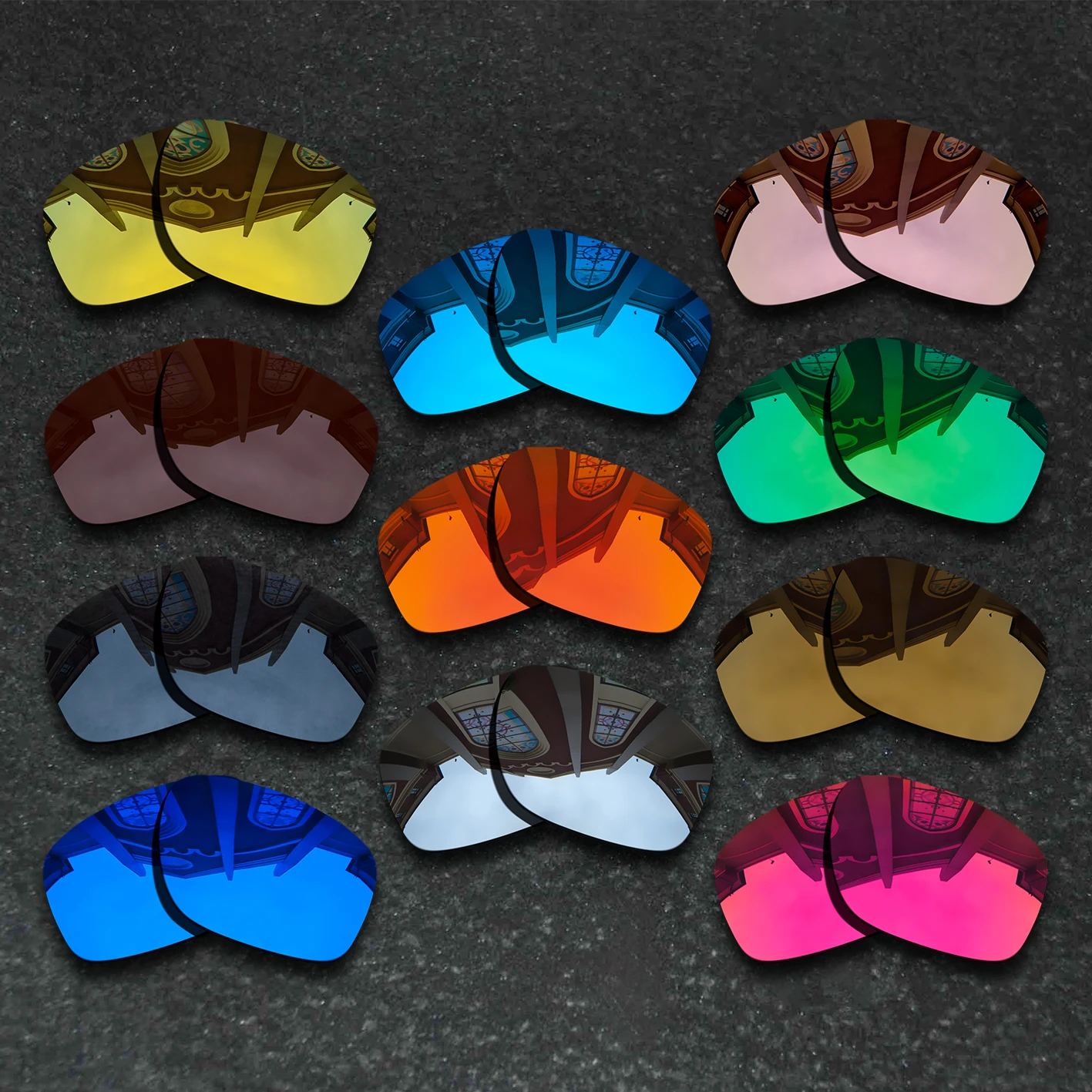 

Anti-Scratch Polarized Replacement Lenses for Oakley Sliver OO9262 - Varieties