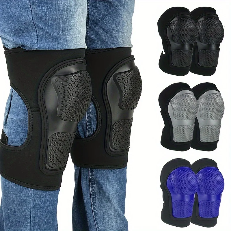 

2 шт. регулируемых наколенников из мягкого материала, наколенники для мужчин и женщин, подходят для работы на коленях, езды на велосипеде, катания на роликах