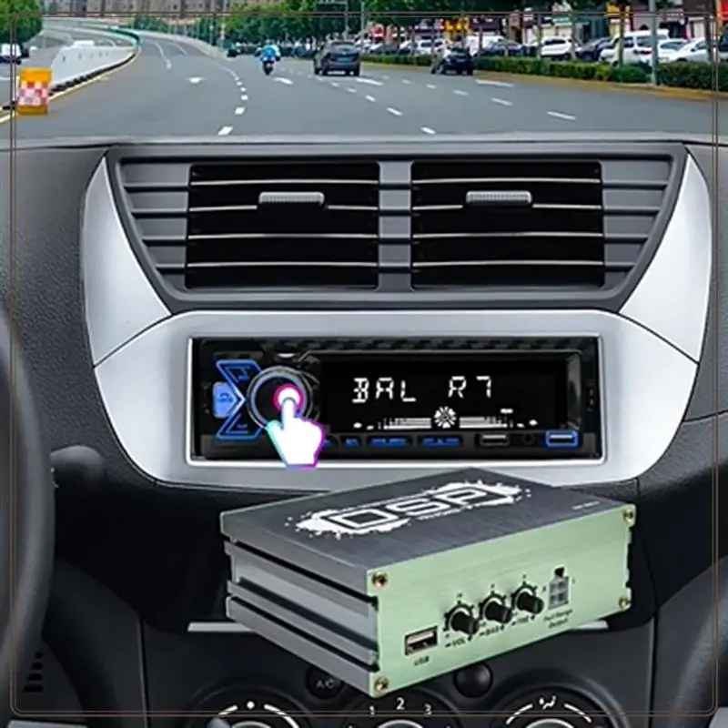 

Reliable-Car Power Amplifier Support Mobile APP Control Audio Processor Enhancement Sound Quality Effect,Car Power Amplifier Sup