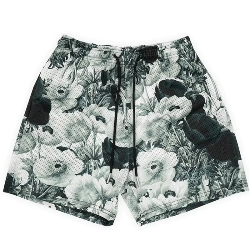2026 Sommer Neue Schnelltrocknende Shorts mit Tierprint aus Polyesterfaser Gerades Bein Schnell Trocknend Fünf Zoll Länge Hip-Hop-Stil Kurze Hose – Detail 13