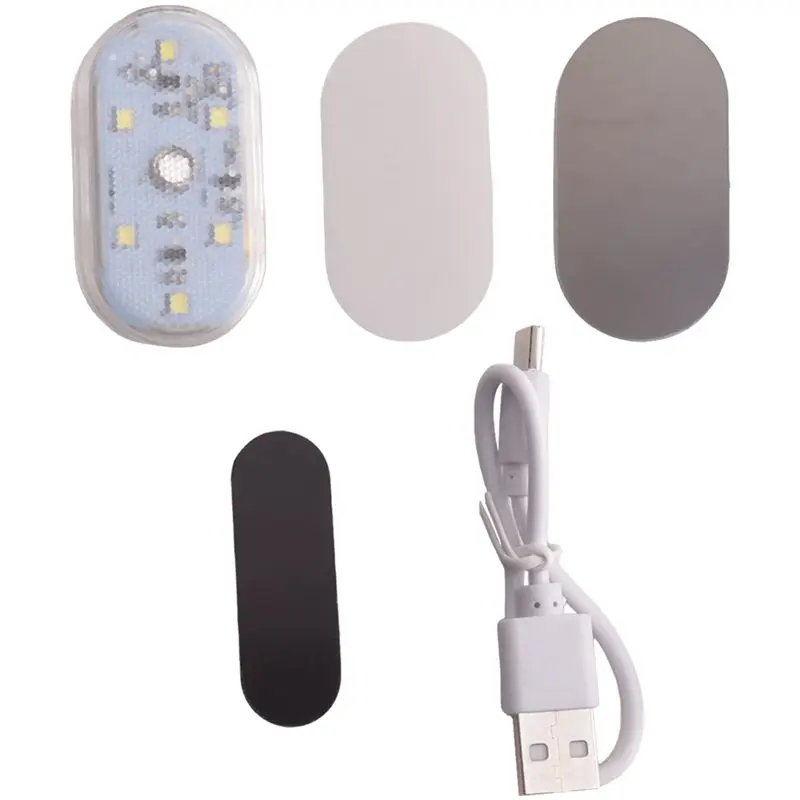 

Practical Car Ambient Light Car Interior Touch Sensor USB Charging Lighting Car Reading Light LED Ambient Light