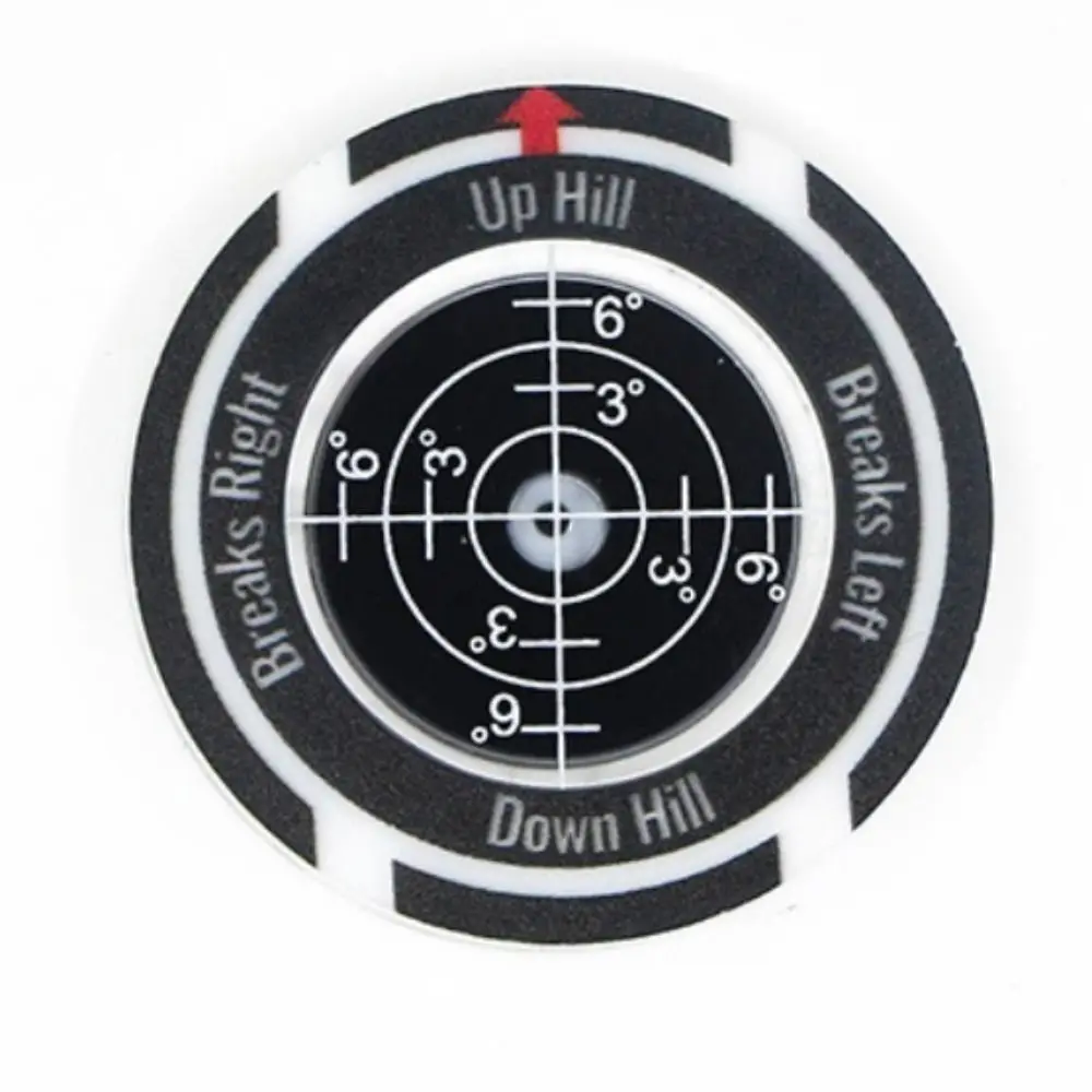 High Precision Golf Tools Leveler Clear&Transparent Training Tool Golf Slope Meter Versatile Design Ball Marker