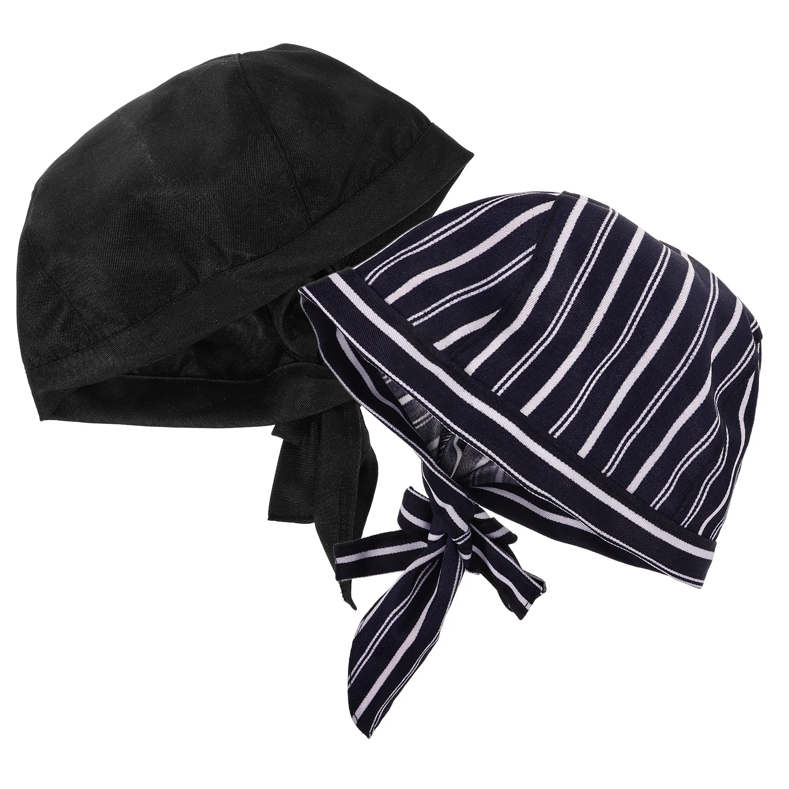 2Pcs Kitchen Chef Hat Premium Washable Cooking Hat for Men Women Servers Bakers Adjustable Workwear Restaurant Supply