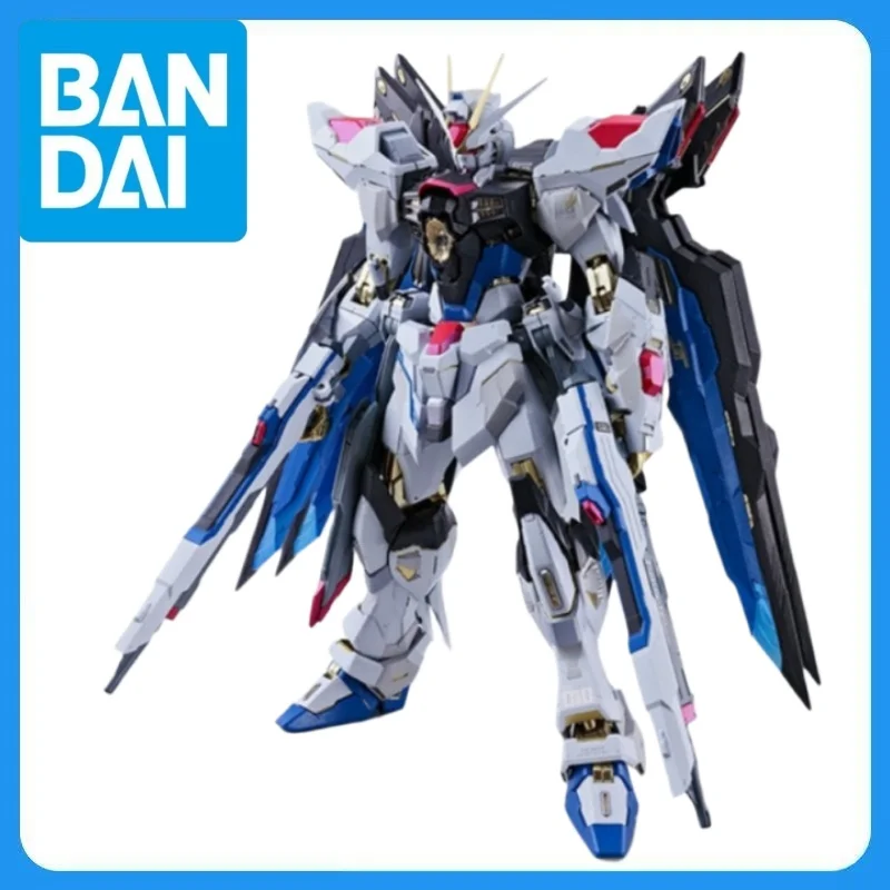 In Stock Genuine BANDAI Kidou Senshi Gundam SEED Destiny ZGMF-X20A Strike Freedom Gundam Metal Build Anime Cartoon Model Toys