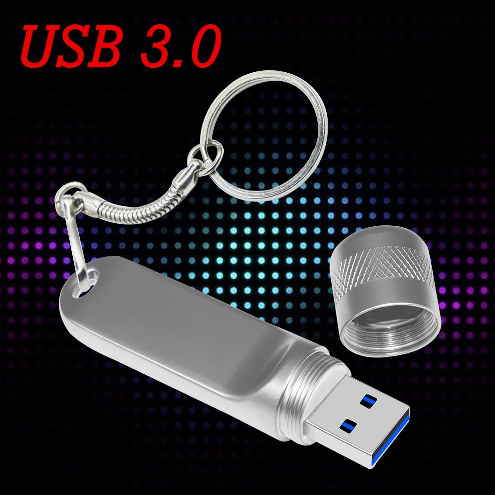 

USB Flash Drives 128gb Waterproof High Speed Metal Black Pen Drive Memory Stick 64gb Creative USB Memories 32gb Storage for PC