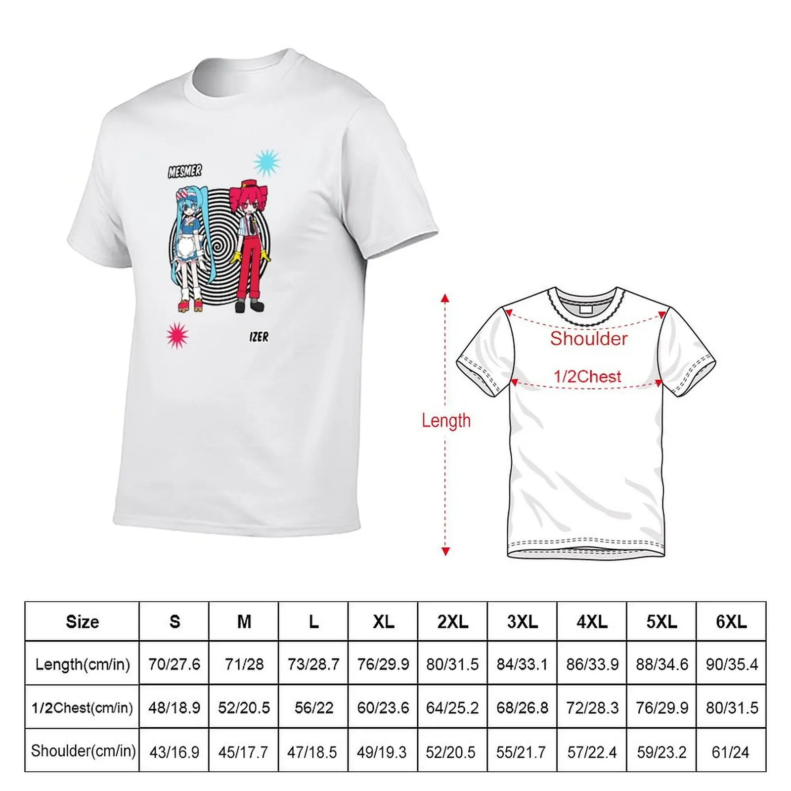 Mesmerizer Vocaloid Song Design T-Shirt t shirt man cotton essential t shirt t shirt man plain T-shirt