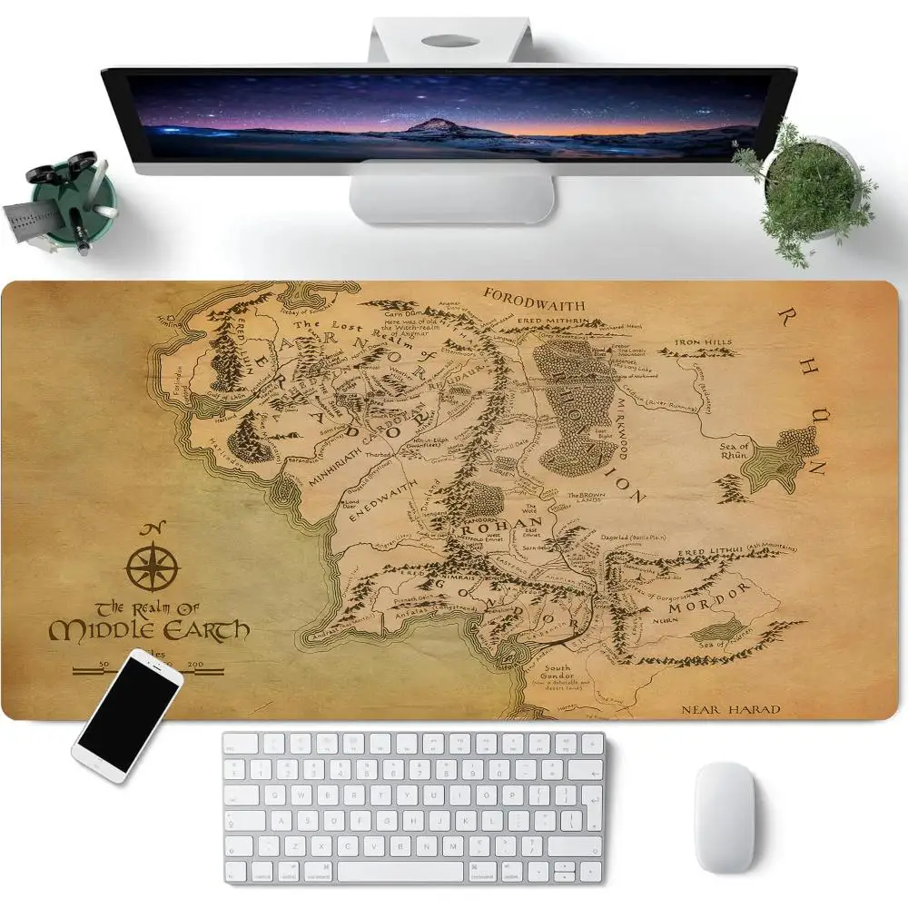 

Карта Компас Коврик для мыши Большой компьютерный офисный игровой настольный коврик XXL Резиновые противоскользящие коврики для игровой клавиатуры Коврики для мыши Длинные настольные коврики