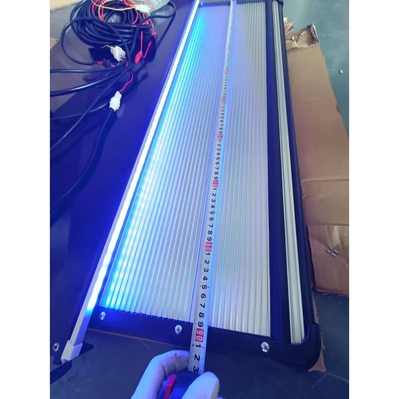 High Quality 38.5 Inches Retractable Electric Side Step Ambient Light Welcome Pedal Fit Sprinter Exterior Conversion Parts