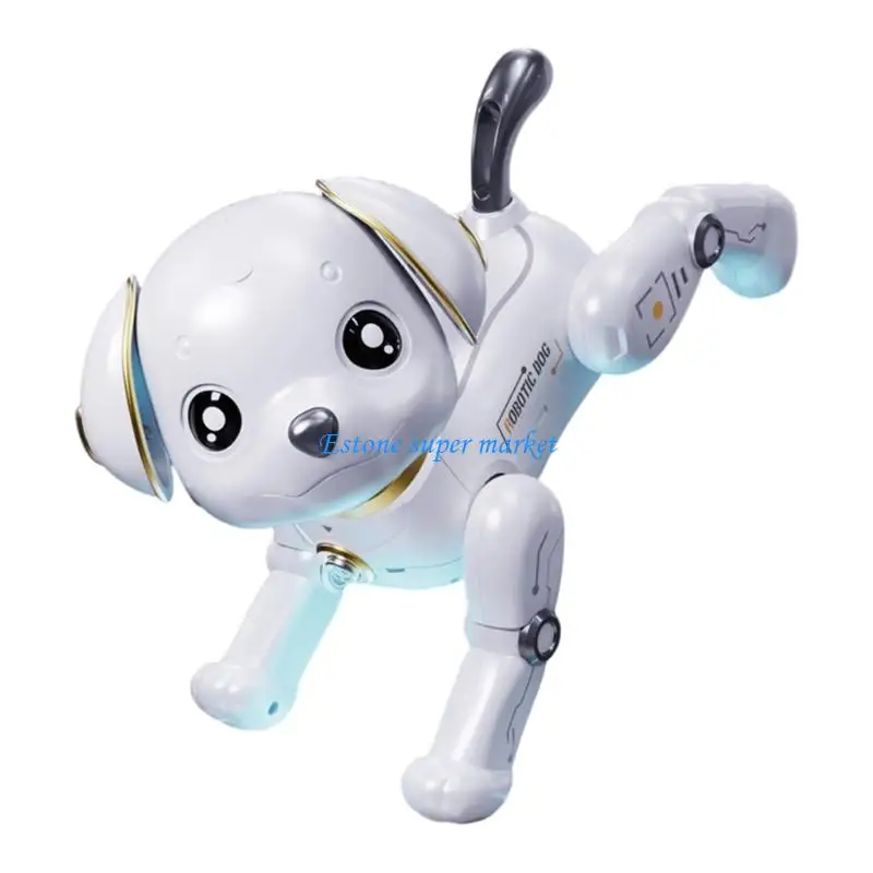 090B Kids Electric Pet Toy Remote Control Robotic Dog for Toddler Interactive Fun