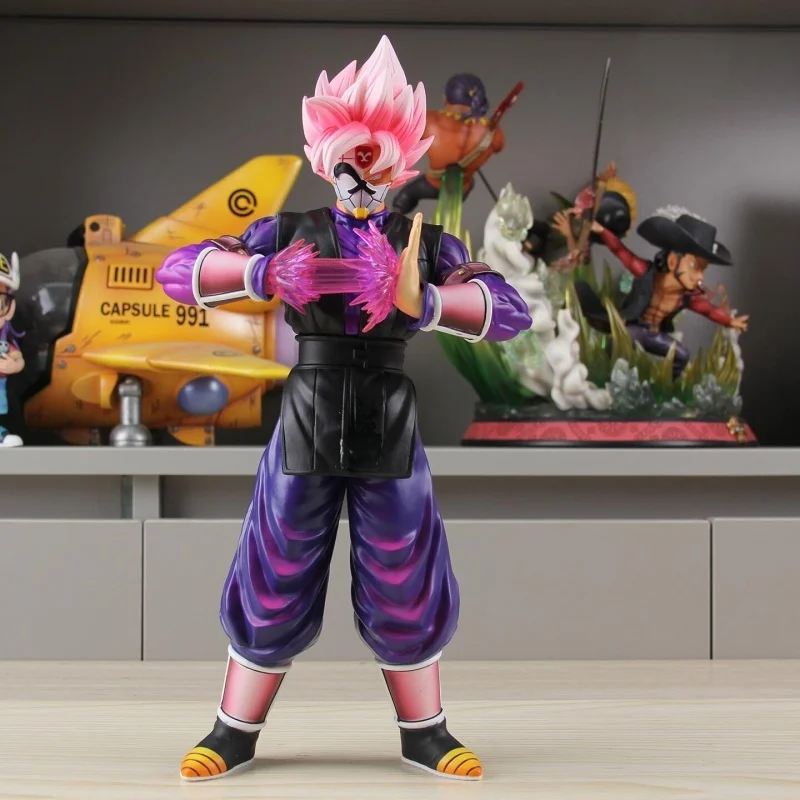 

30cm/11.81inch Z Figure Zamasu Goku Super Saiyan Pink Anime Figure Pvc Statue Desktop Decoration Collection Model Birthday Gift