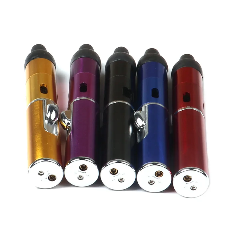 Hot Selling Multifunctional Aromatherapy Lighter Portable Mini Metal Pipe with Volcanic Stone