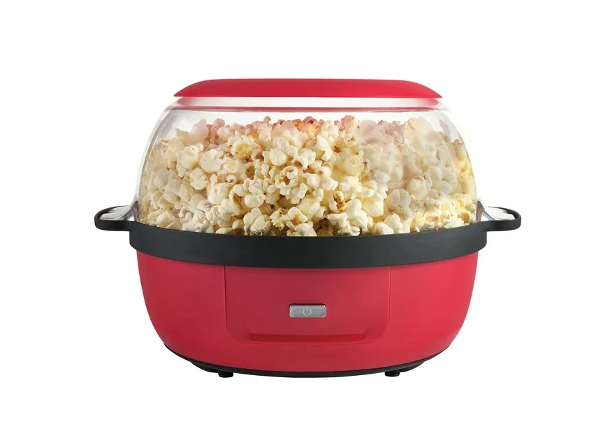 West Bend-Stir Louco 6 Qt. Máquina Pipoca em Vermelho, Vermelho