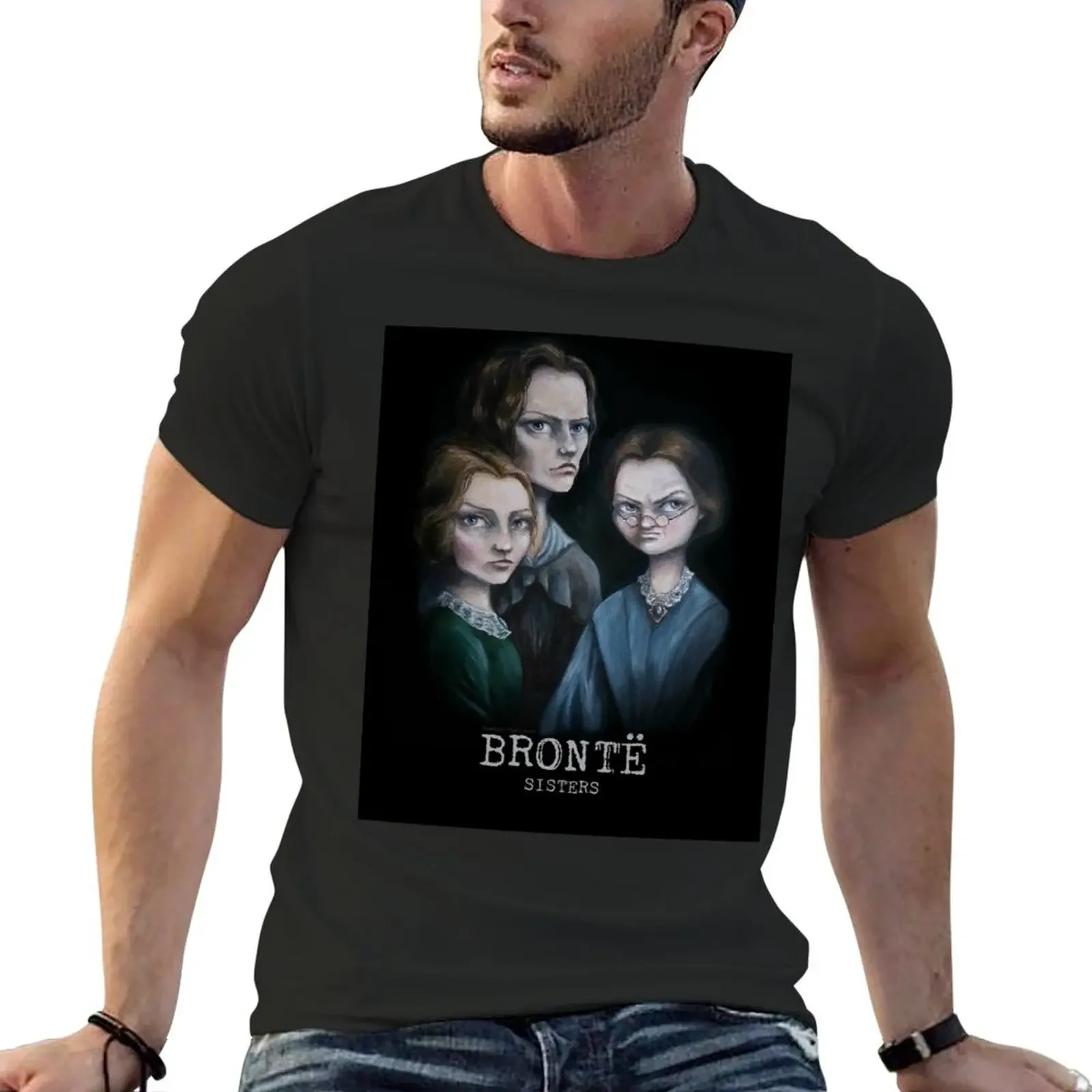 The Bronte Sisters (Title) T-Shirt graphic shirts anime stuff mens tall t shirts