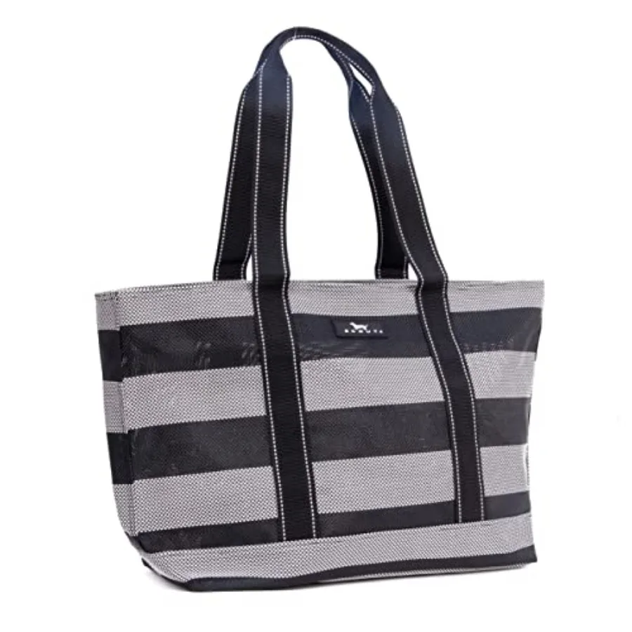 Joyride - Bolsa de playa grande a prueba de arena para mujer - Bolsa de playa de malla tejida resistente - La tela permite que la arena escape