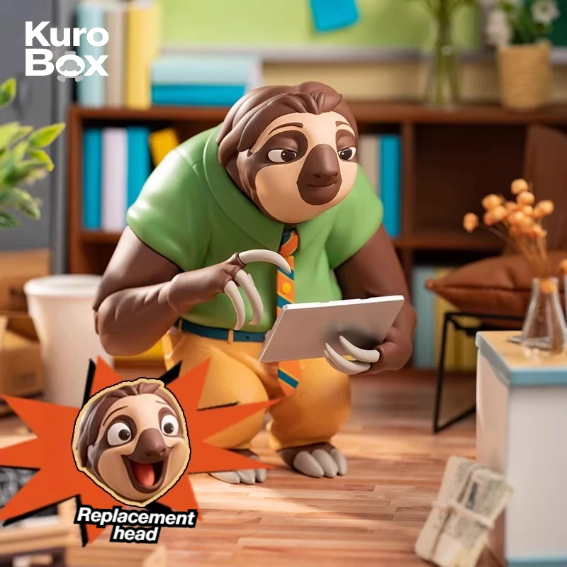 

Коллекционная фигурка Дисней «Зверополис»: ленивец Джуди Хоппс и Ник Вайлд с сменной головой – декор для рабочего стола для фанатов