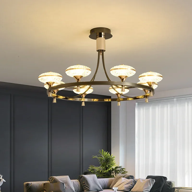 American Style Living Room LED Pendant Light Modern Wrought Iron Restaurant Study Branch Shaped Bedroom Decor Lighting Fixtures