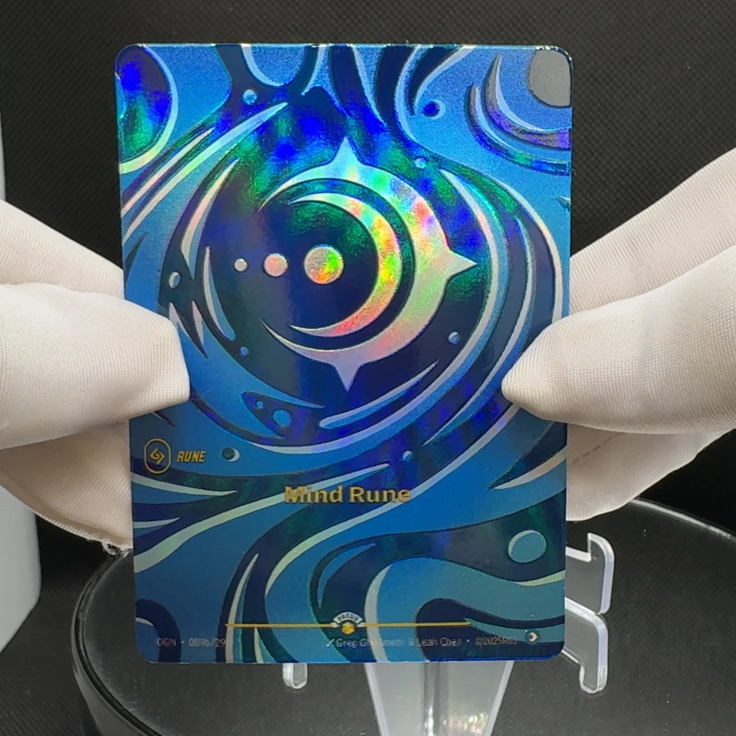 Riftbound League Of Legends English RUNE card set Fury Mind Calm Body Order Chaos Textured Foil Card Collectible Cards