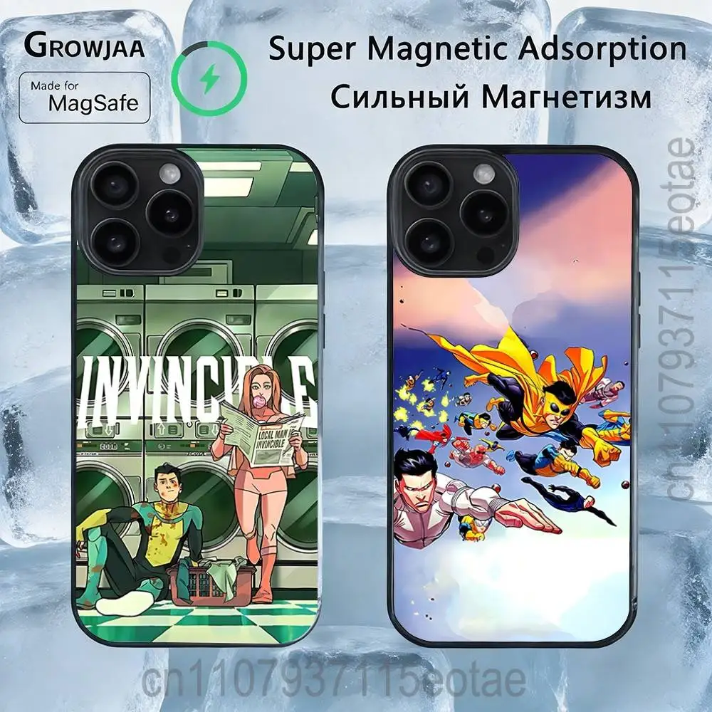 

Adult animation l-Invincible For IPhone 17,16,15,14,13,12,11,Pro,Max,Plus,Mini,SE4,E Protective Magnetic Case Cover