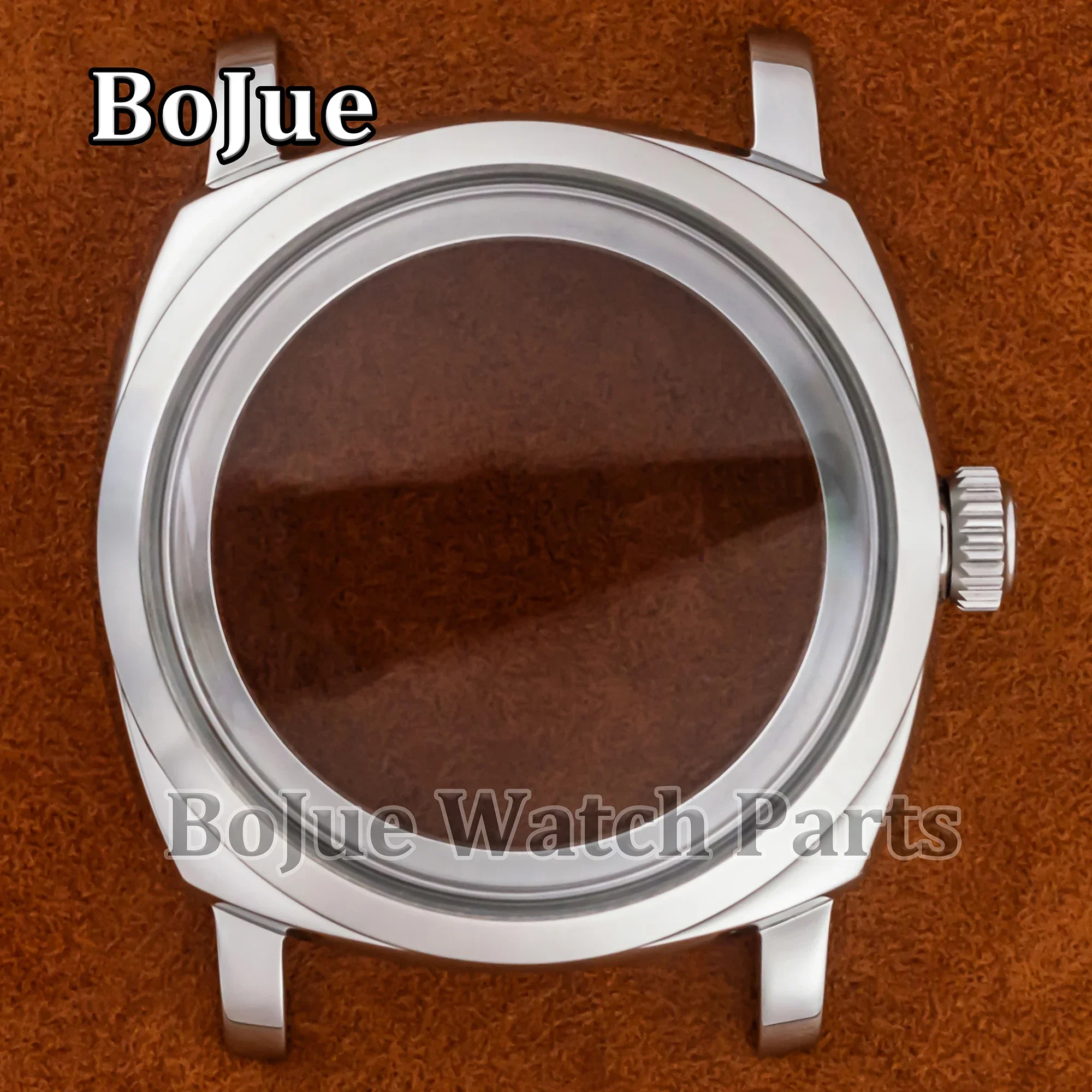 Koperta zegarka vintage ze stali nierdzewnej 47 mm, szkło szafirowe Arcylic Bubble Glass 10ATM do mechanizmu mechanicznego PAM 6154 ETA6497/6498/ST3600