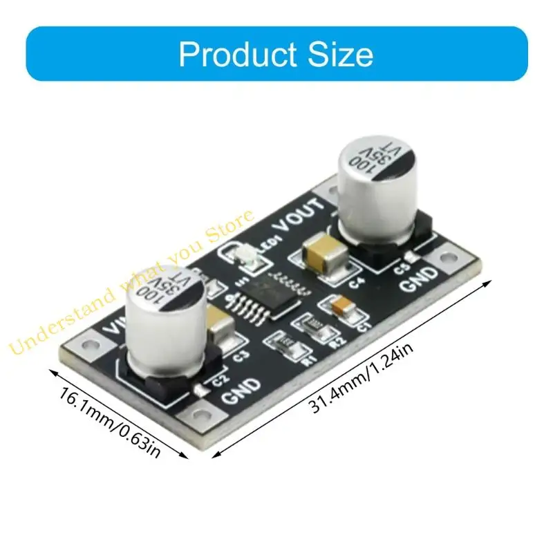 J60A LT3045 3.3V Linear Electricity Regulator Step Down Module Single Power Supply Module Output 3.3V 500mA Regulator