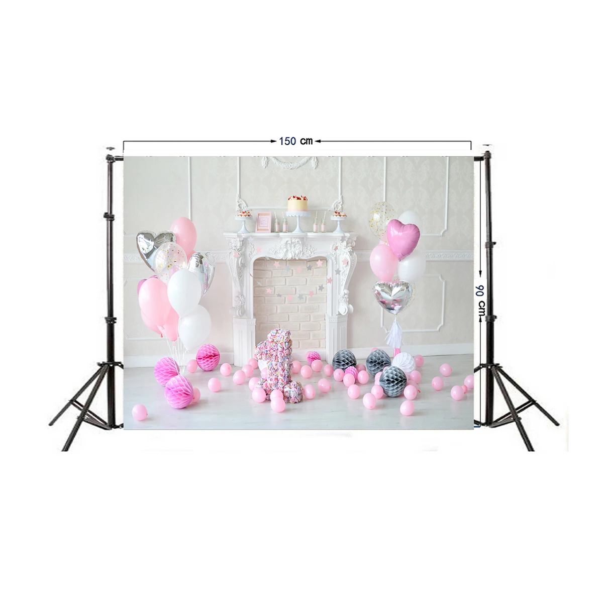 

Photo Background Cloth Kids 1st Birthday Backdrops Durable Premium Material Seamless Baby Props Photography Accessories