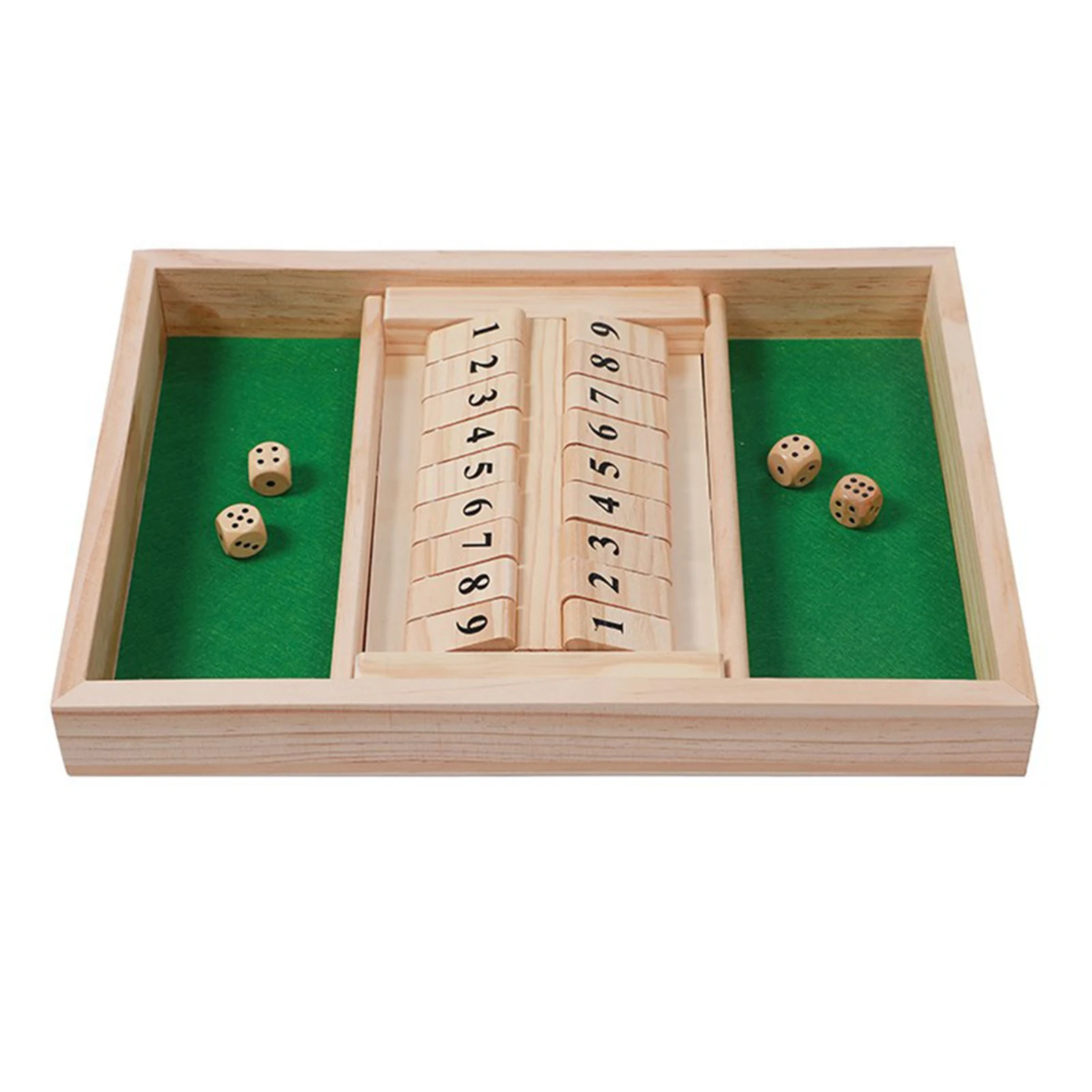 Double Number Flipping Game Wooden Board Game For Adults Kids
