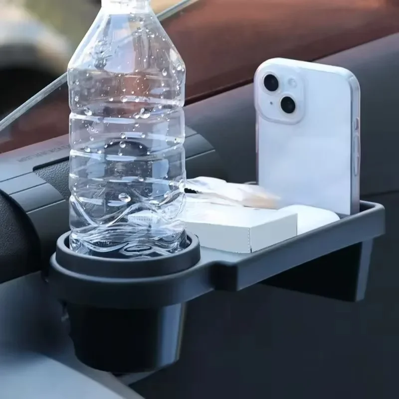 Car Storage Rack Multifunctional Car Side Door Window Hanging Drink Cup Holder Organizer Box Phone Slot Sundries Storage Bracket