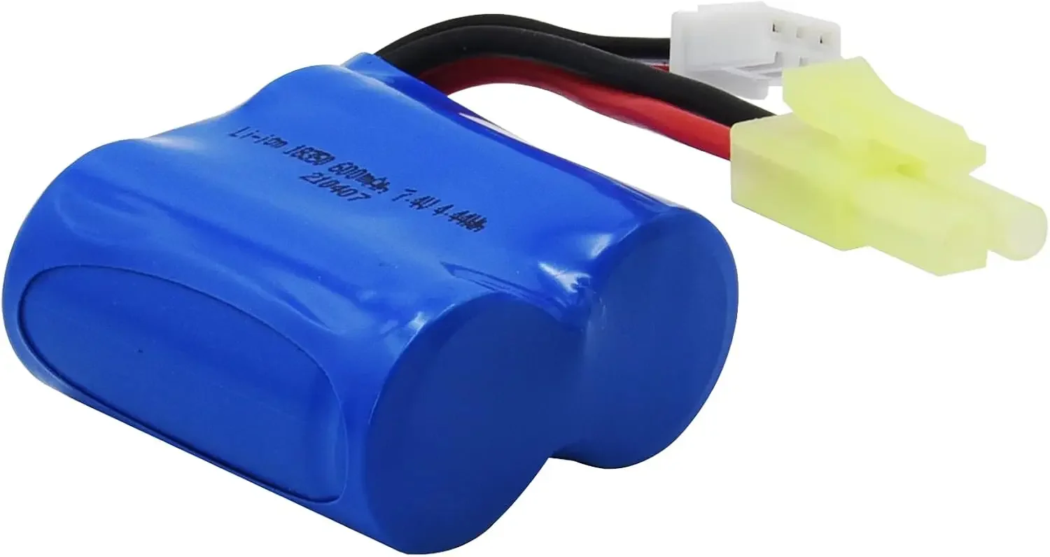 Akumulator litowo-jonowy 7,4 V 600 mAh 15C z ładowarką do łodzi RC UDI001 H100 H102 SKYTECH TKKJ H106 H110 H112 RC