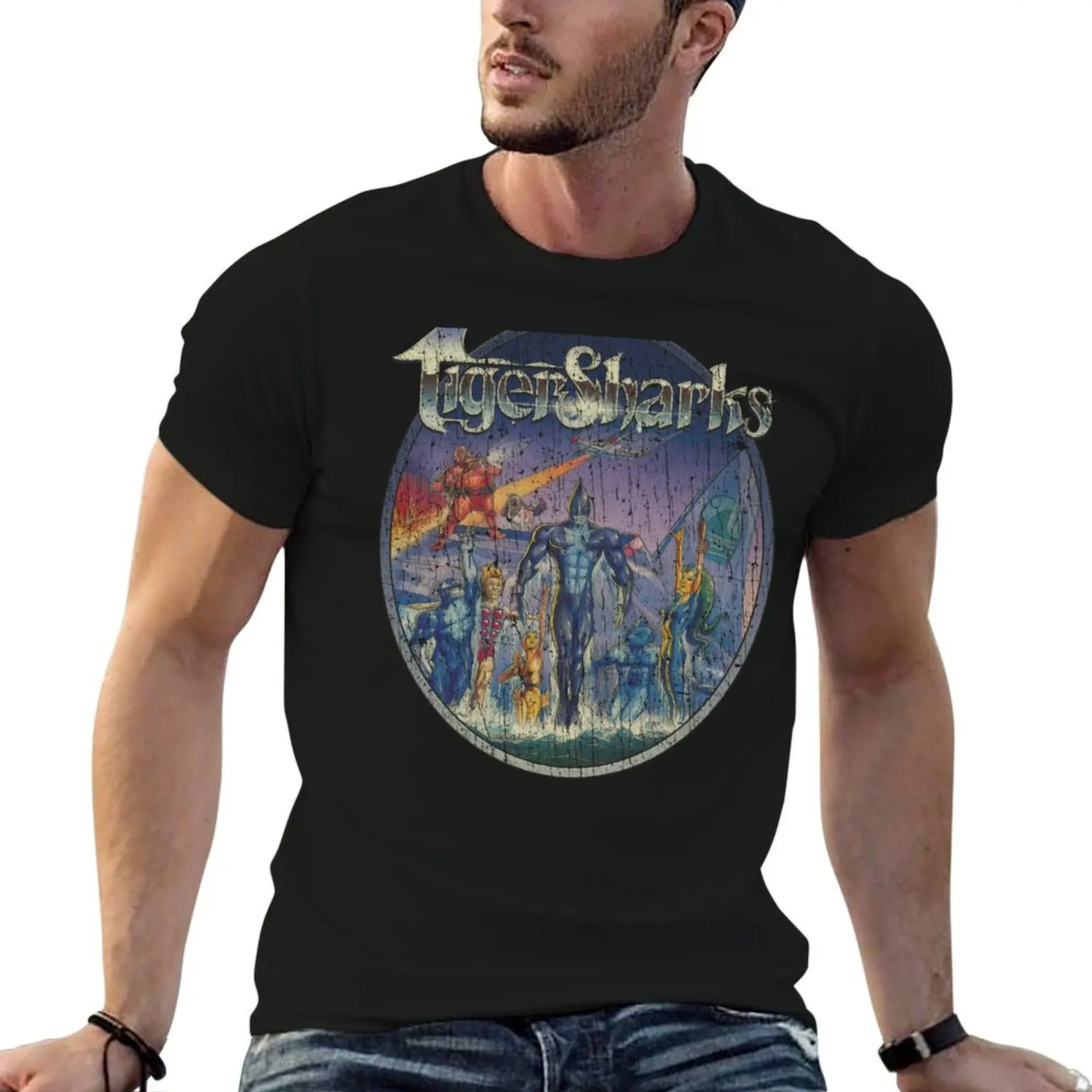 TigerSharks 1987 T-Shirt man tshirt man t shirts high quality luxury brand t shirts for man graphic tees T-shirt