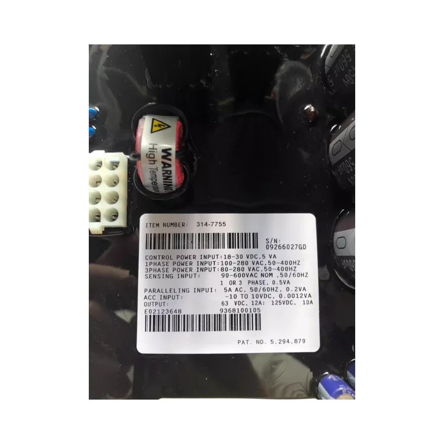 

For CAT Carter Regulator 314-7755 Actuator Digital Voltage Regulator Engine Generator Set