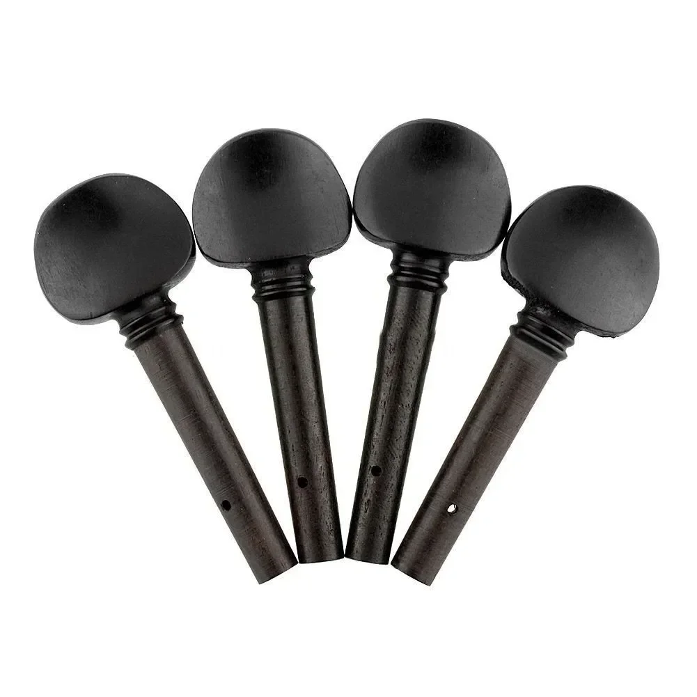 SET SIZE 3/4 4/1 8/1 2/1 4/4 Precision Engineered Black Wooden Violin Tuning Pegs 4PCS/set For All Violin Sizes