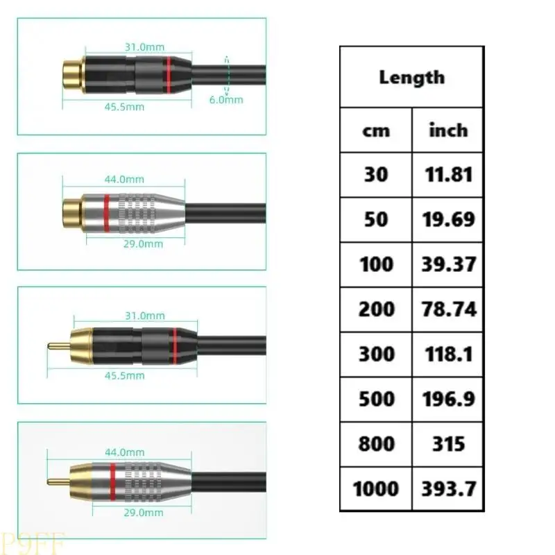 

CS1W Sound Extension Cord Analogs Digital Compatible Superior Connectivities