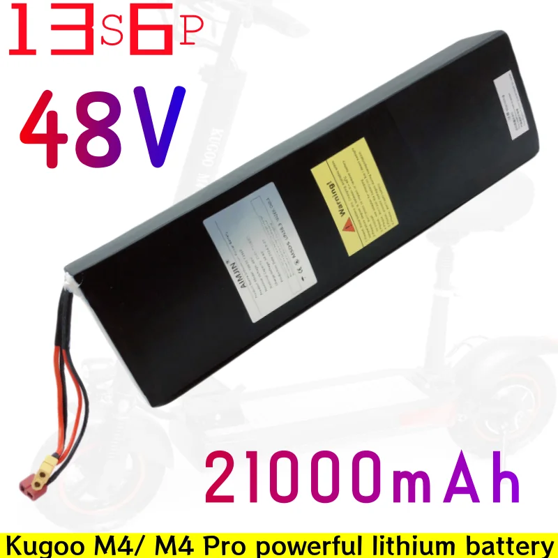 13S6P 48V 21AH لـ Kugoo M4 Pro سكوتر كهربائي 18650 بطارية ليثيوم أيون ، عمر بطارية طويل الأمد