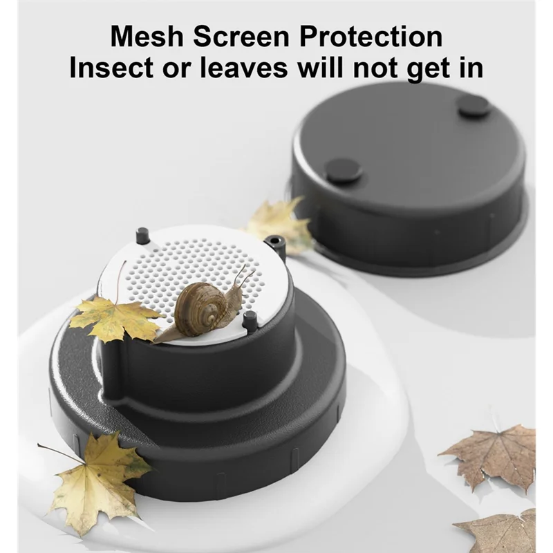 ABVA-Rv-Entlüftungsabdeckungen für Dach, Aluminium, RV-Sanitär-Entlüftungskappe mit Bildschirm, RV-Dach-Entlüftungsabdeckung