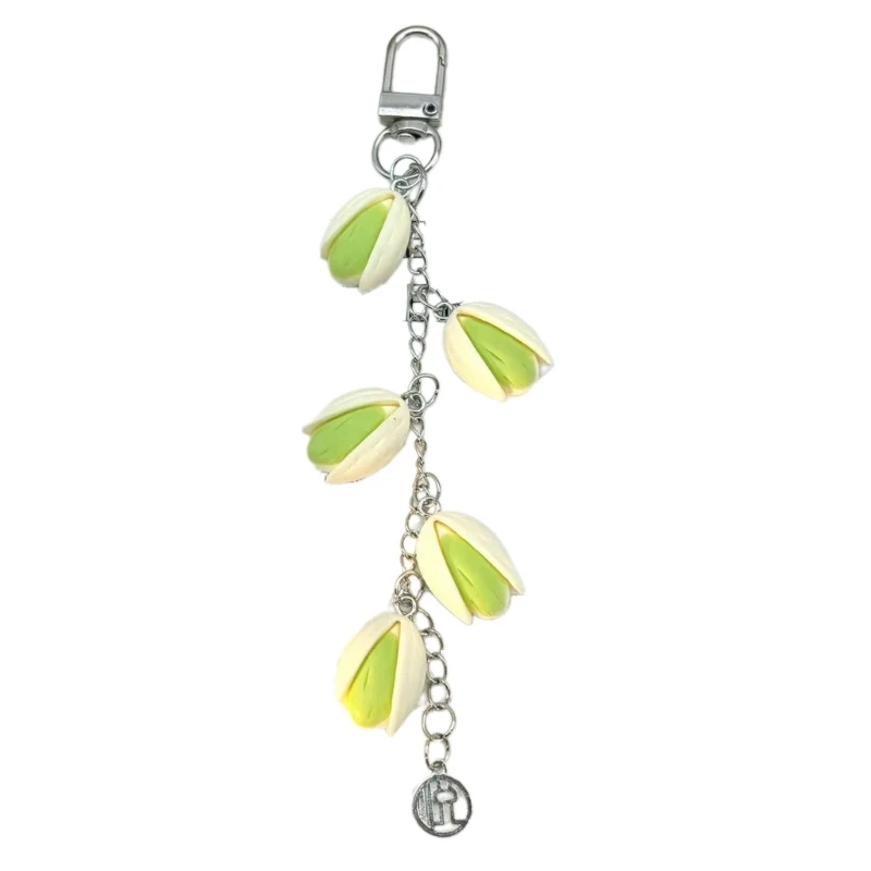 Fun Pistachios Keychain Pendant Accessory for Nut Lovers and Fashion Enthusiasts
