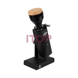 ITOP40S Coffee Grinder New Look Upgraded Stepless Adjustment 40mm Titanium Burr Metal Bean Hopper 75g Wooden Lid Samll & Cool