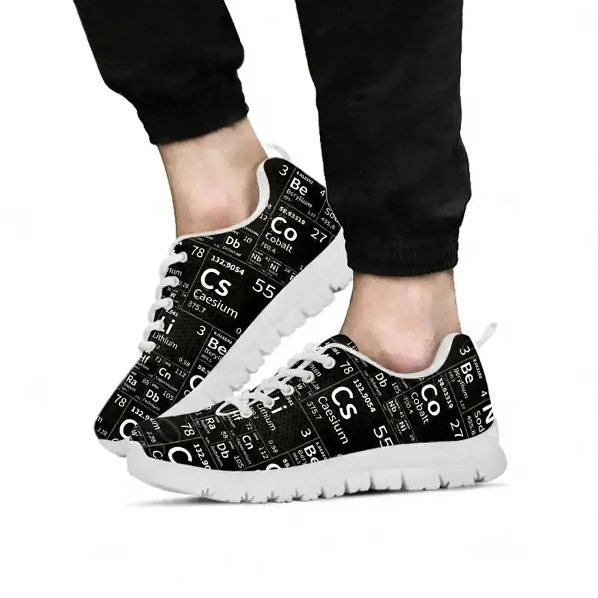 Periodic Table Shoes Lightweight Mens Womens  Sneakers Sports Shoes  Casual Custom Made Sneakers