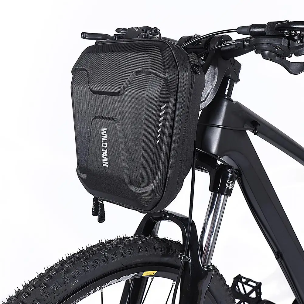 Shockproof Bicycle Handlebar Head Bags Multiple Sorting Comppartment Mountain MTB Road Bike Hard Shell Phone Case