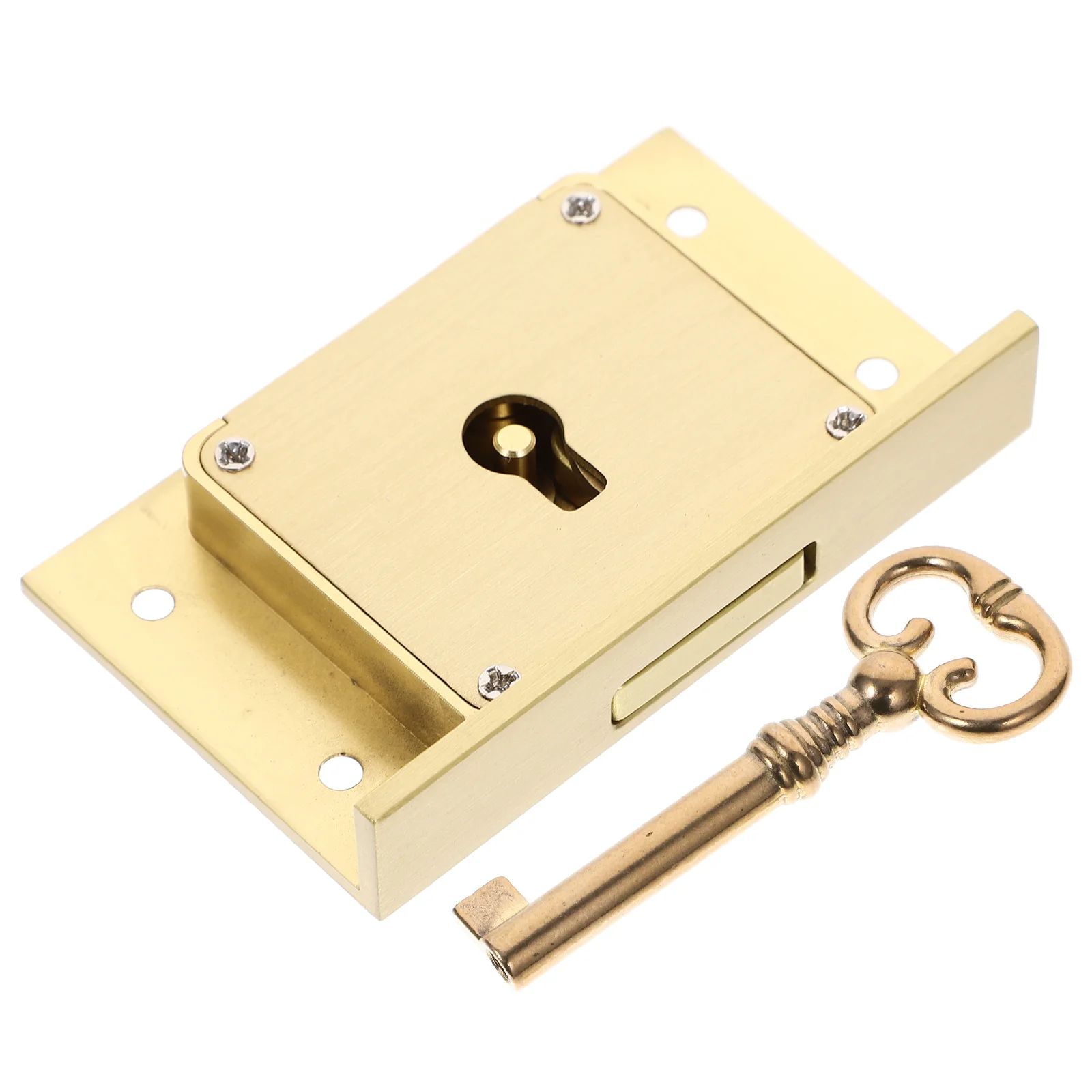 

Brass Lock for Cabinet Drawer Heavy Duty File Cabinet Lock Smooth Operation Secure Storage Solution for Desk Filing
