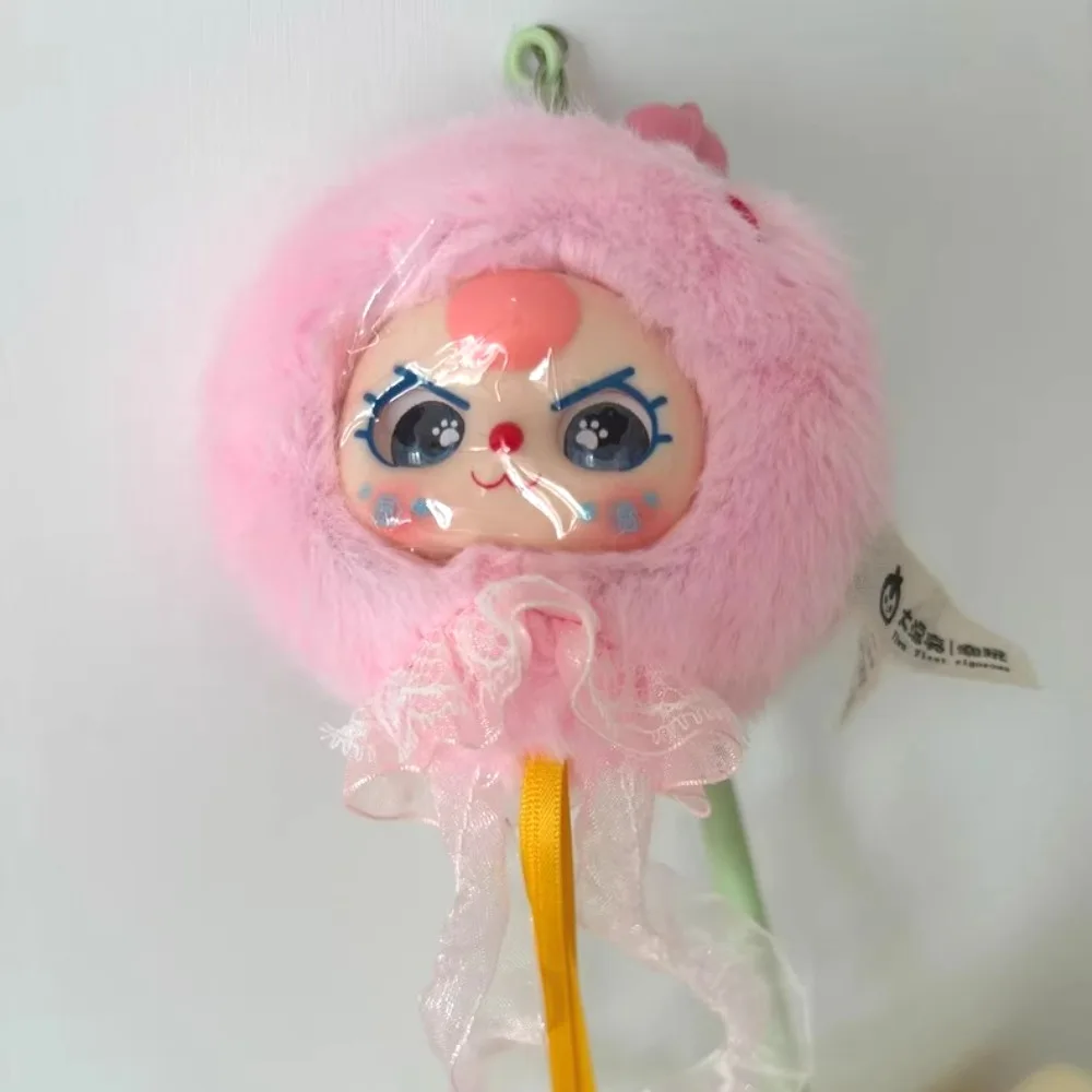 Bebê três gatos provocando vara série caixa cega de pelúcia na moda portátil aleatório bonito caixa misteriosa gato brinquedo para animais de estimação presente surpresa