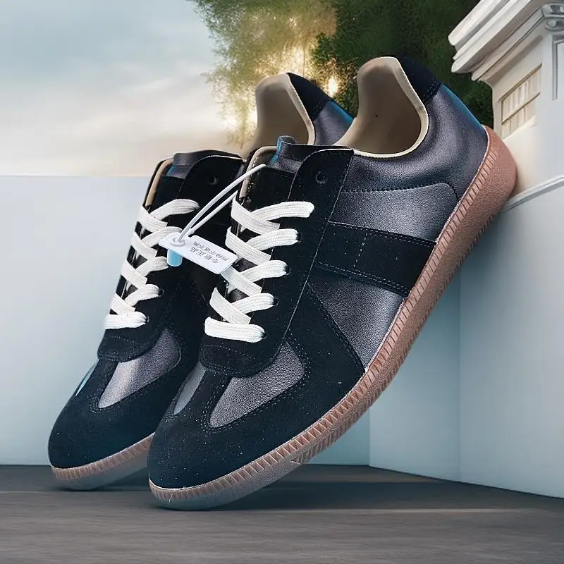 

FallSimple and atmospheric leathe r canvas shoes&breathable , breathable comfortable casual sports shoes