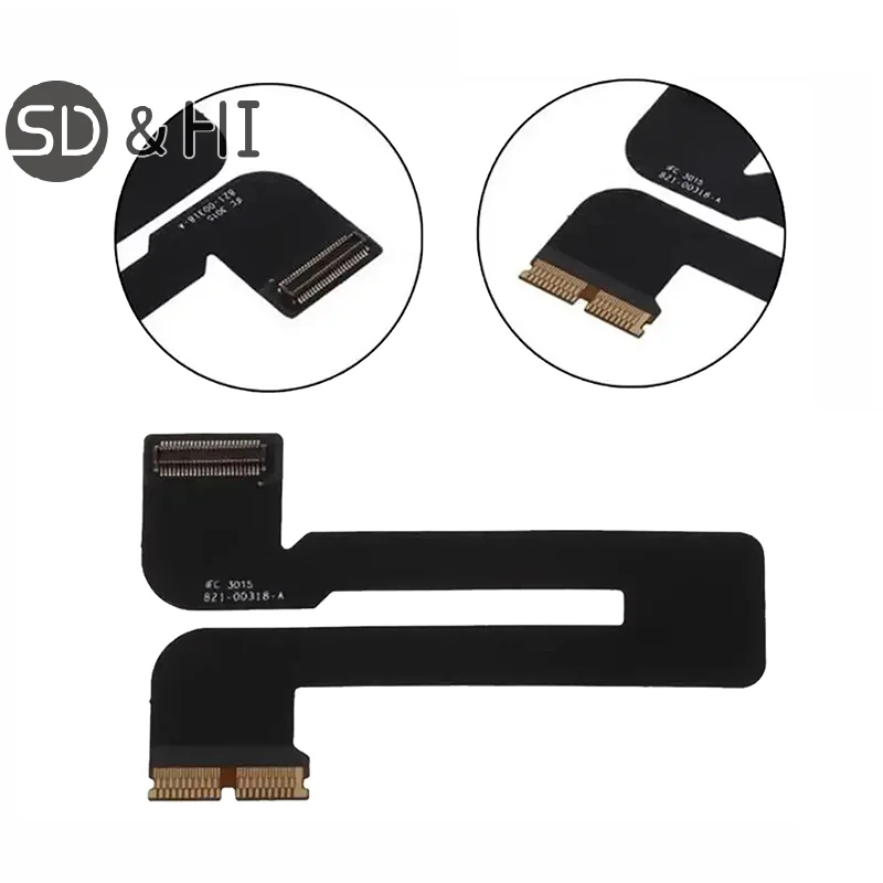 Original New Suitable For MacBook A1534 12 Inch 821-00318 00510 Screen Cable LCD Connection Flat Ribbon Cable