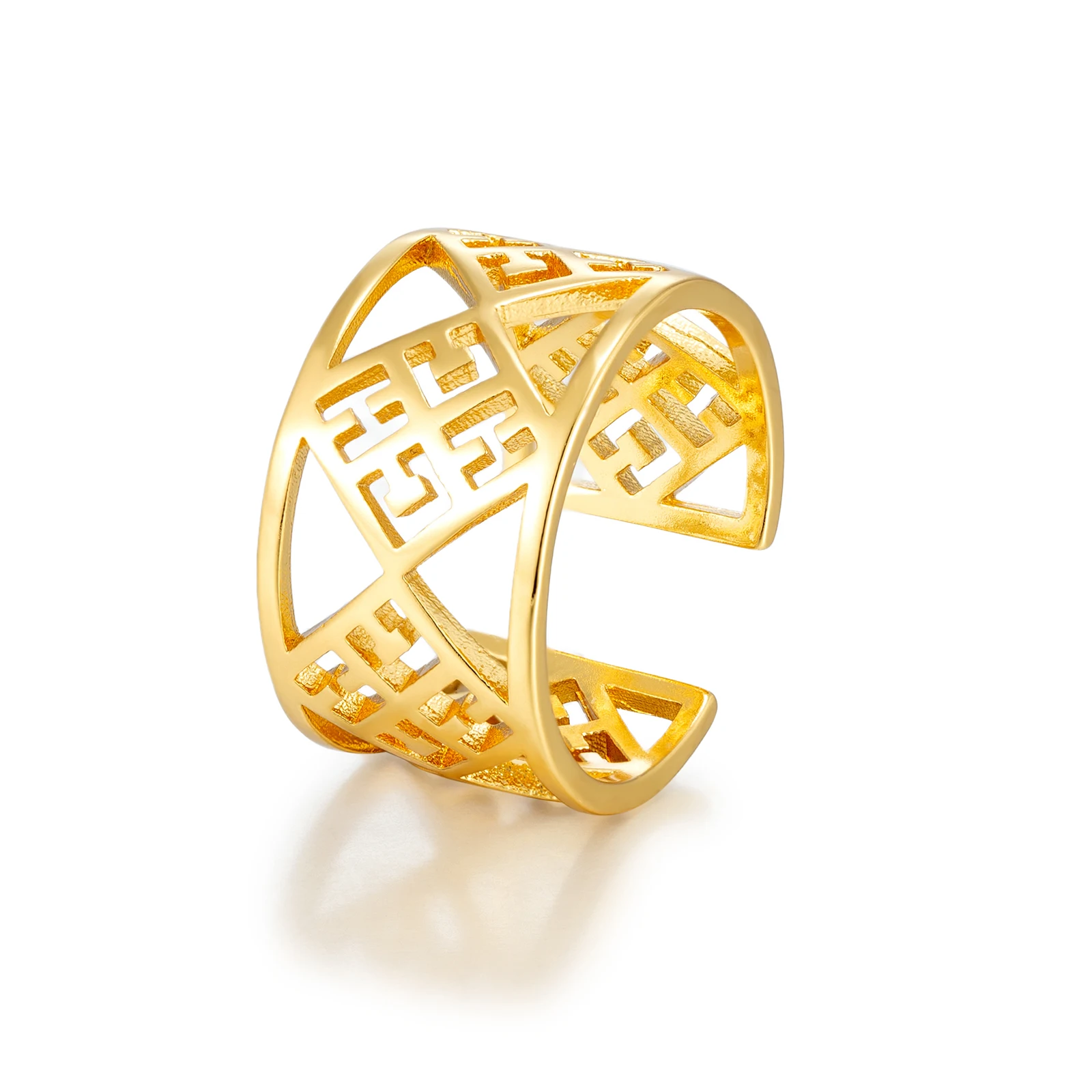 For CH fashion Rings For Women Crossover Love Engagement Wedding Ring Crystals Luxury Jewelry Christmas Gift