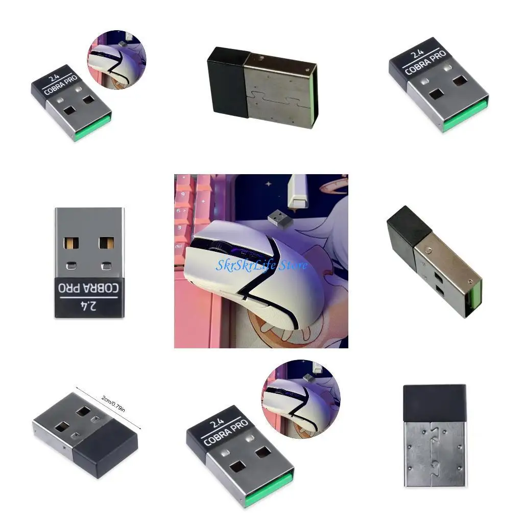 

E65E Gaming Mouse Receiver, Wireless USB Adapter For Wireless Mouse