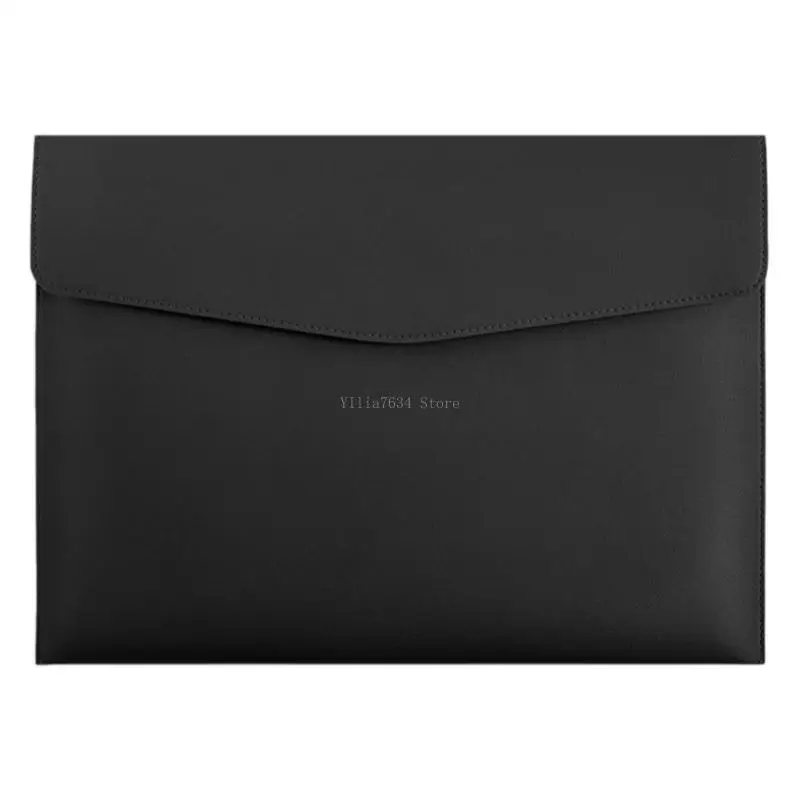 

Business Folder Water Resistant Leather Document Organiser Carrying Case Button Closure 330x240cm for Office